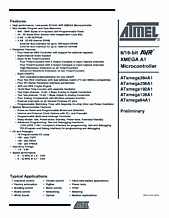 DataSheet ATxmega256A1 pdf